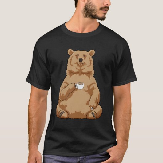 T-shirt Coupe Bear Coffee (Devant)