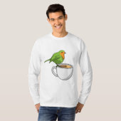 T-shirt Coupe Bird Coffee (Devant entier)