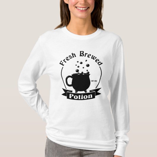 T-shirt Coupe Cauldron Potion Fraîche (Devant)