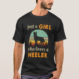 T-shirt Coupe D'Amoureux des chiens De Bétail Australien R