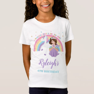 T-Shirt Coupe d'anniversaire de la mignonne princesse et d