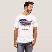 T-shirt Coupé de 68 mustangs tout américain (Devant entier)