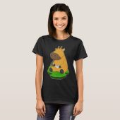 T-shirt Coupe de café Giraffe (Devant entier)