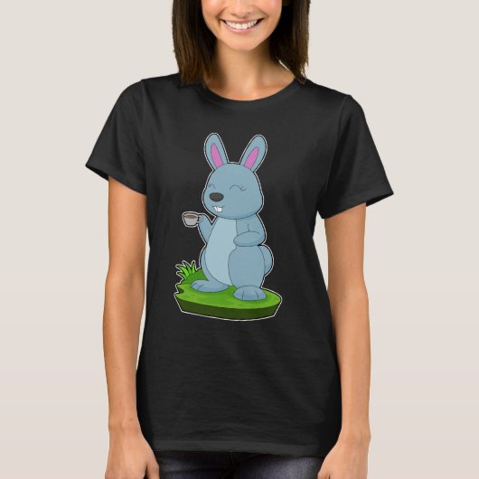 T-shirt Coupe de café lapin (Devant)