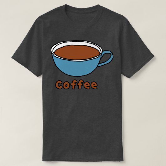T-shirt Coupe de café Liquid Food (Design devant)
