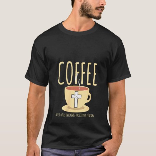 T-shirt Coupe de café pour femmes Citation inspirante Caff (Devant)