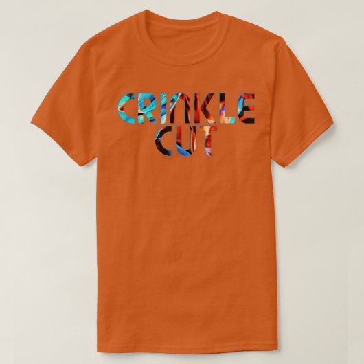 T-SHIRT COUPE DE CRINKLE (Design devant)