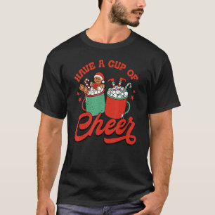 T-shirt Coupe de Noël rétro et rétro
