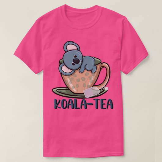 T-shirt Coupe de Thé KoalaTea Pun (Design devant)