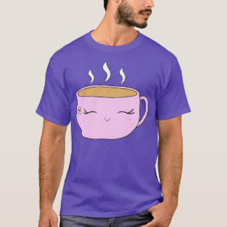 T-shirt Coupe De Thé Rose