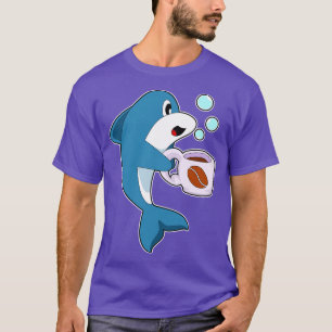 T-shirt Coupe Dolphin Coffee
