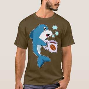 T-shirt Coupe Dolphin Coffee