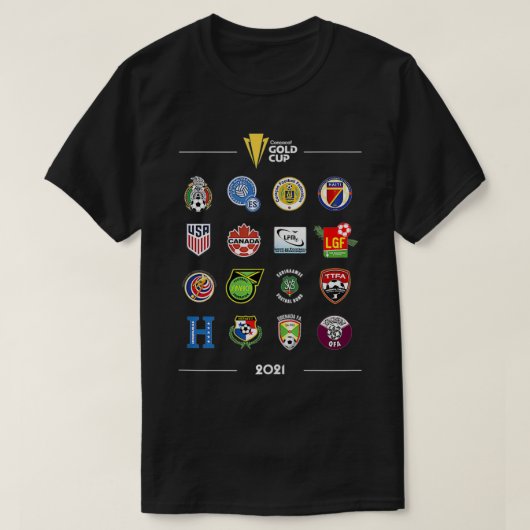 T-shirt Coupe d'or Concacaf  (Design devant)