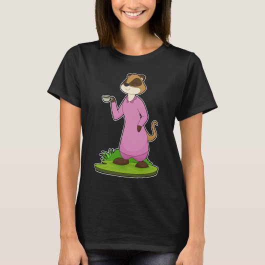 T-shirt Coupe du café Meerkat (Devant)