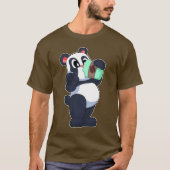 T-shirt Coupe du café Panda (Devant)