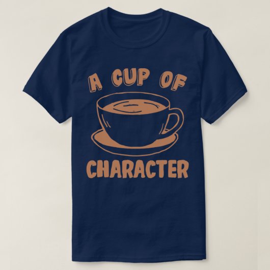 T-shirt Coupe du caractère (Design devant)