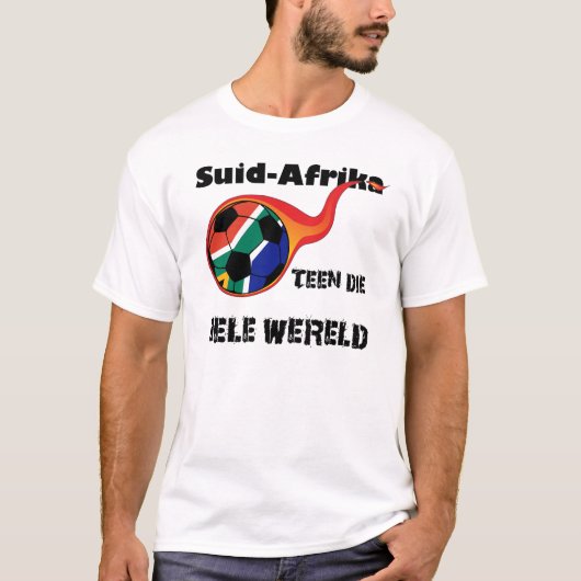 T-shirt Coupe du Monde - Afrique du Sud contre le monde (Devant)