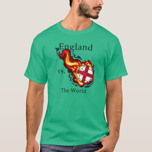 T-shirt Coupe du monde - Angleterre contre monde (Devant)