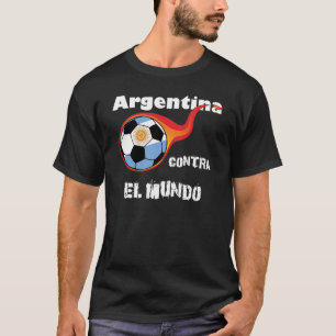 T-shirt Coupe du monde - Argentine contre Monde