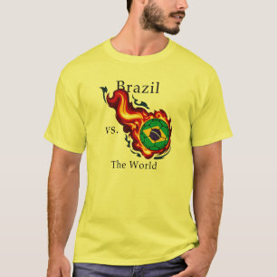 T-shirt Coupe du monde - Brésil contre monde