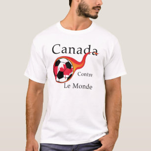 T-shirt Coupe du monde - Canada contre. Le monde