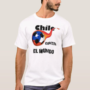 T-shirt Coupe du monde - Chili contre monde
