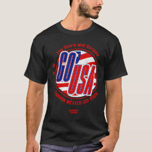 T-shirt Coupe du Monde des supporters de football Usa 2026