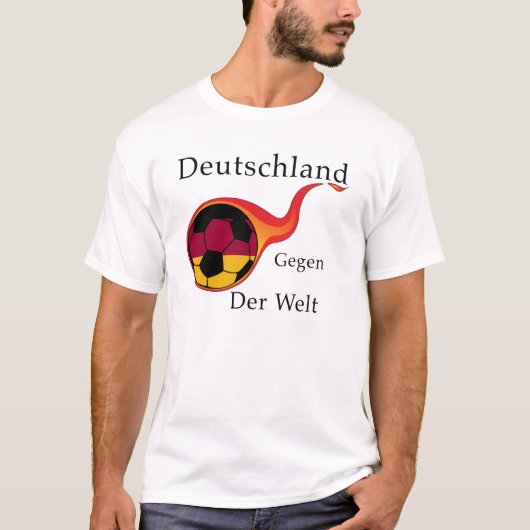 T-shirt Coupe du Monde - Deutschland vs Le Monde (Devant)