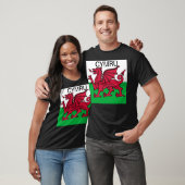 T-shirt Coupe du monde du drapeau de Galles 2022 Dragon ro (Unisexe)