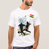 T-shirt Coupe du monde du Ghana 2014 (Devant)
