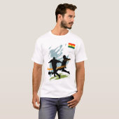 T-shirt Coupe du monde du Ghana 2014 (Devant entier)