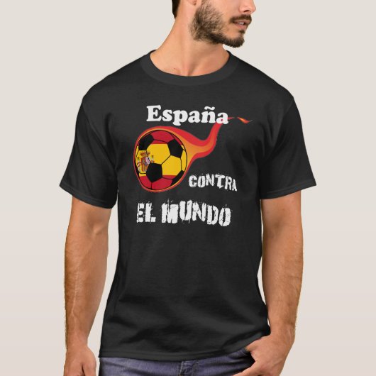 T-shirt Coupe du monde - Espagne contre le monde (Devant)