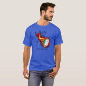 T-shirt Coupe du monde - Italie contre monde (Devant entier)