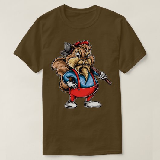 T-shirt Coupe en bois de chipe 2 (Design devant)
