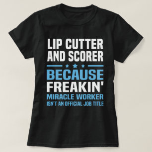 T-shirt Coupe Et Scordeur De Lèvres