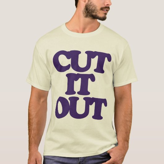 T-SHIRT COUPE. IL. HORS DE (Devant)
