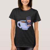 T-shirt Coupe Mole Coffee (Devant)
