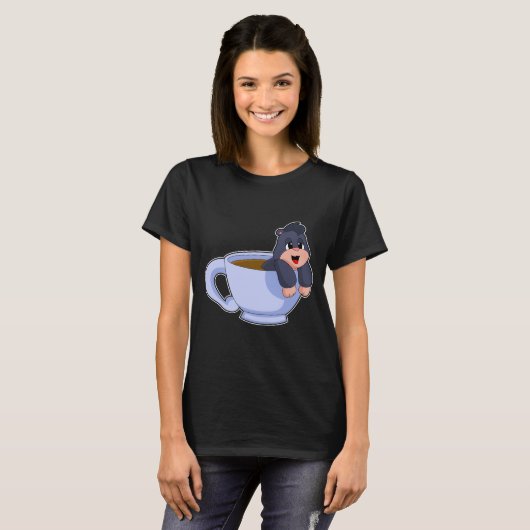 T-shirt Coupe Mole Coffee (Devant entier)