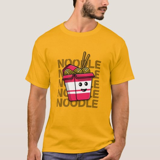 T-shirt Coupe Noodle Cute Kawaii (Devant)