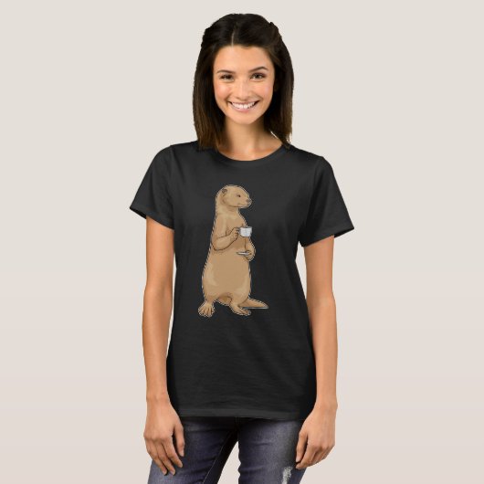 T-shirt Coupe Otter Coffee (Devant entier)