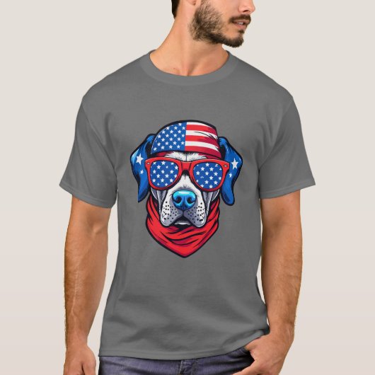 T-shirt Coupe patriotique dans le style (Devant)