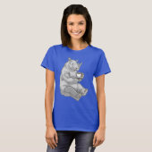 T-shirt Coupe Rhino de café (Devant entier)