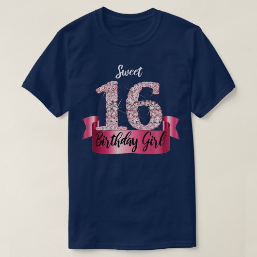 T-shirt Coupe rose noire (Design devant)