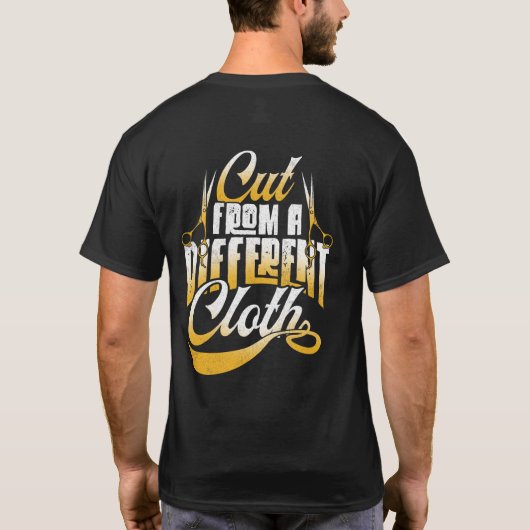 T-shirt Couper À Partir D'Une Rue De Style Hip hop De Tiss (Dos)