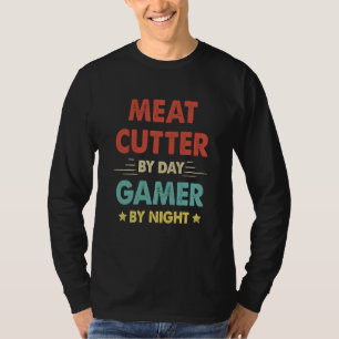 T-shirt Coupeur de viande le jour, joueur la nuit 1