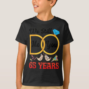 T-shirt Couple 65e anniversaire de mariage Marié 65 ans