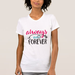 T-shirt Couple Art Toujours Et Pour Toujours