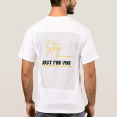 T-Shirt Couple assorti Chic Monogram "AS" (Dos)
