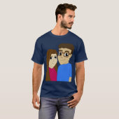 T-shirt couple Chibi (Devant entier)