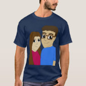 T-shirt couple Chibi (Devant)